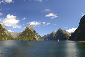 Milford Sound fiord in New Zealand