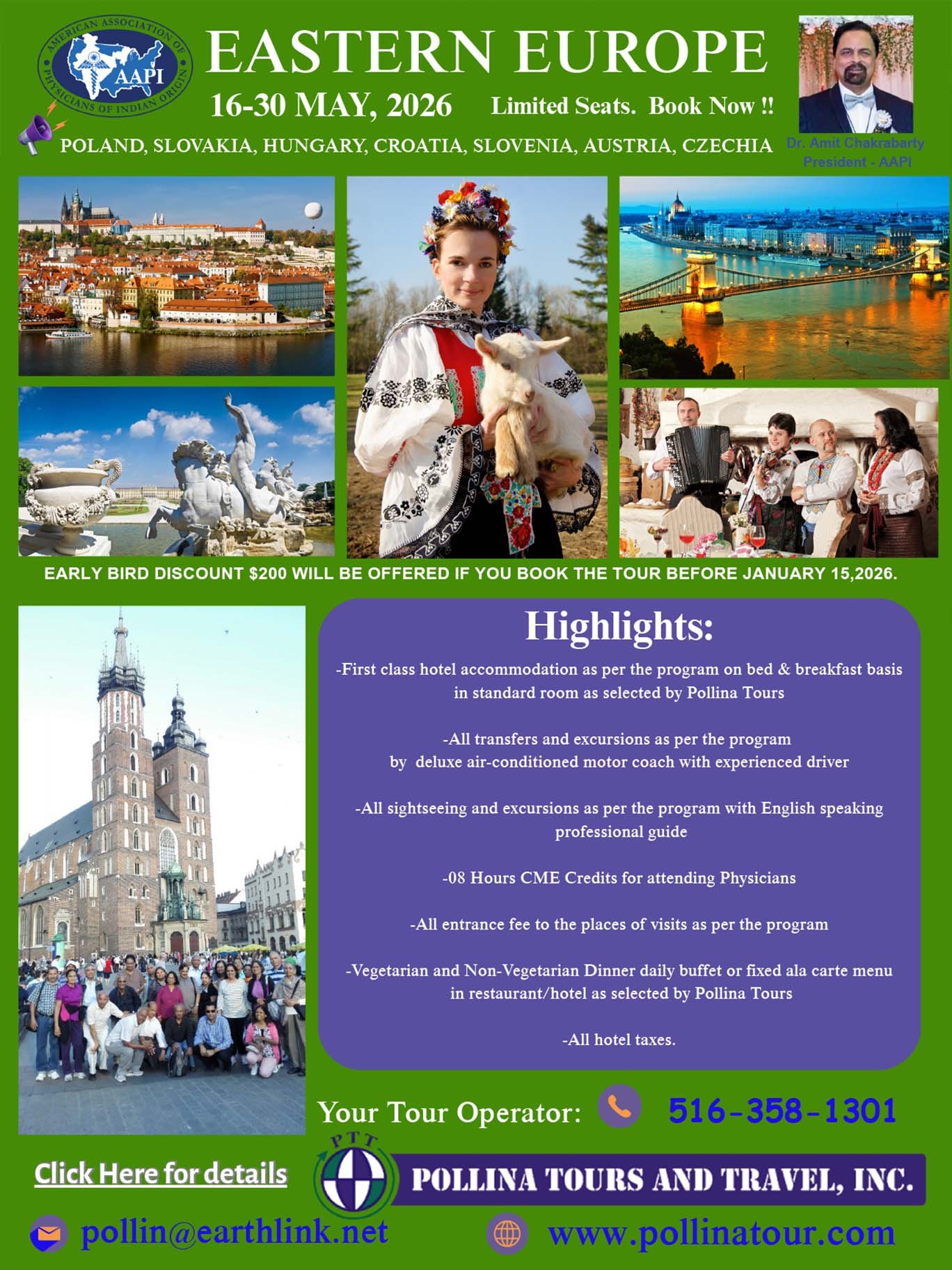 : AAPI EASTERN EUROPE WITH BALKANS SUMMER CME TOUR